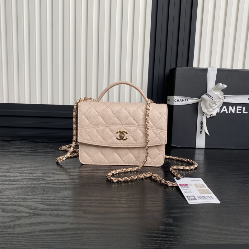 Ch*el top handle bags